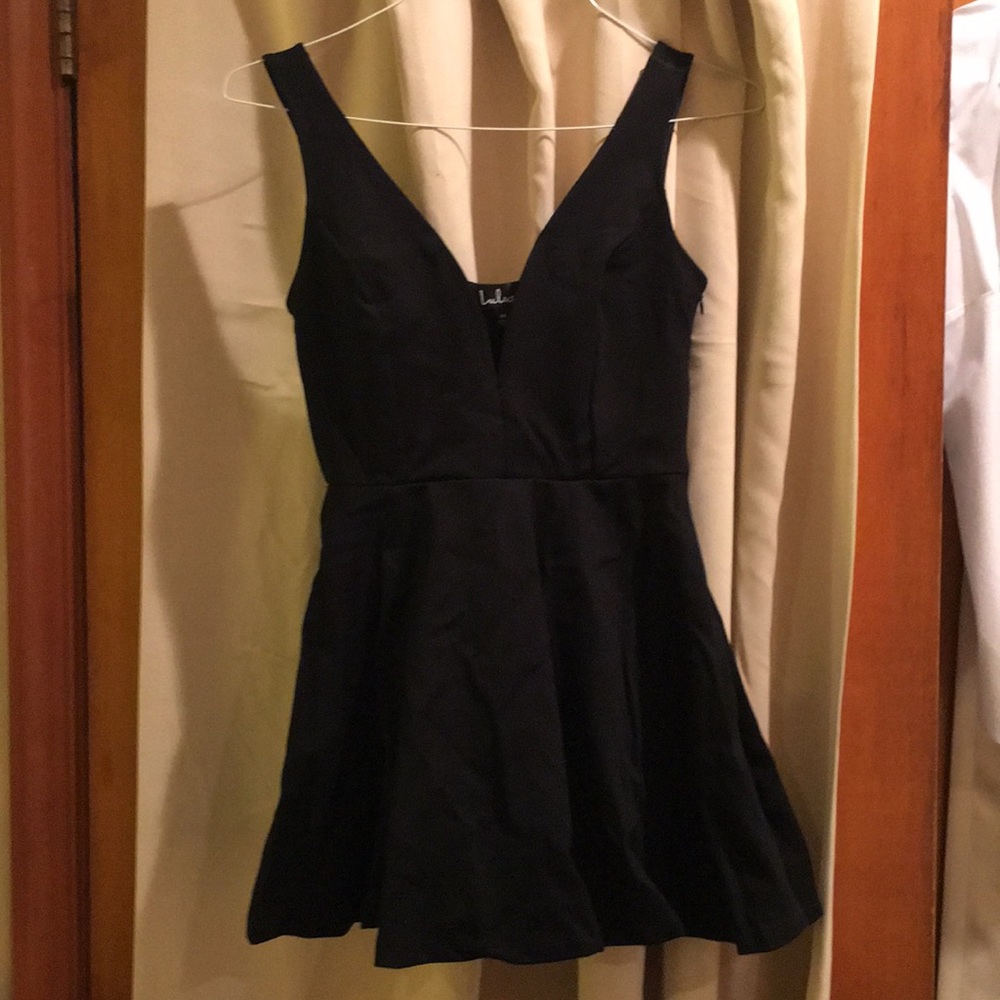 Black mini-dress